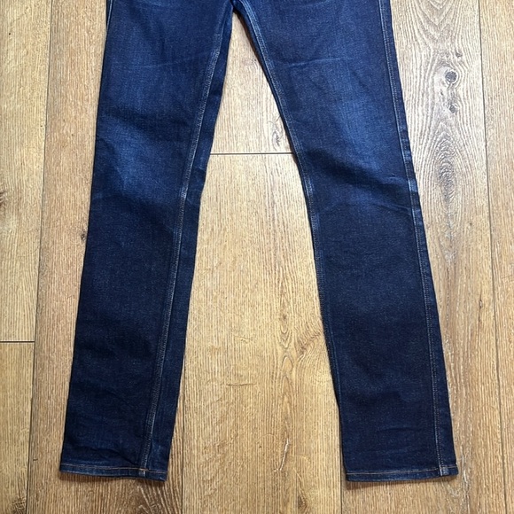 Acne Studios Max Raw Slim Straight Jeans Size 29 - Picture 6 of 9